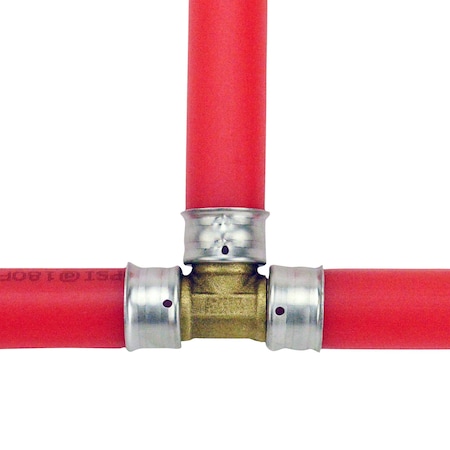 Apollo 3/4 in. Brass PEX Barb Tee APXT34